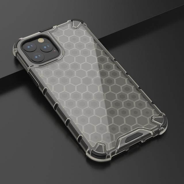 Honeycomb Clear Shockproof iPhone 11 Cases - Image 6
