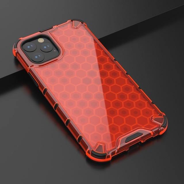 Honeycomb Clear Shockproof iPhone 11 Cases - Image 7