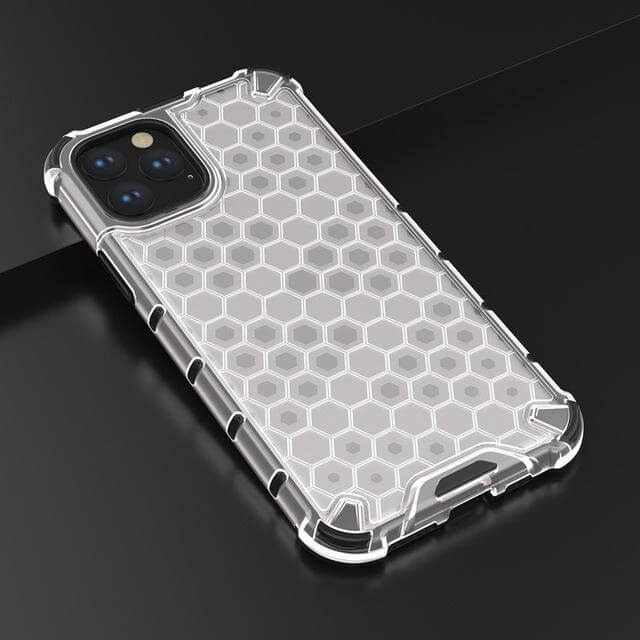 Honeycomb Clear Shockproof iPhone 11 Cases - Image 8