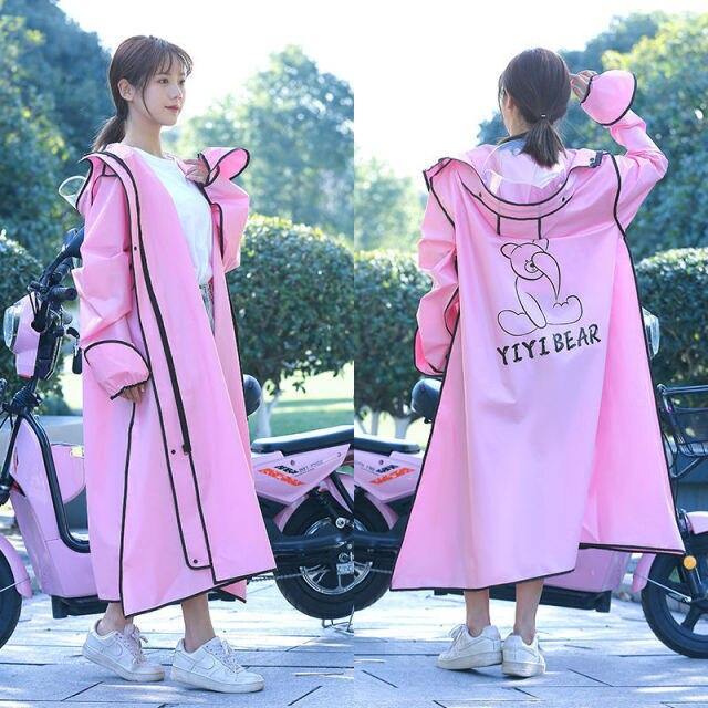 Hooded Windproof Bike Raincoat - Image 14
