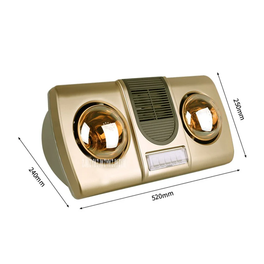 Hot Air Blower Bathroom Wall Lamp - Image 4