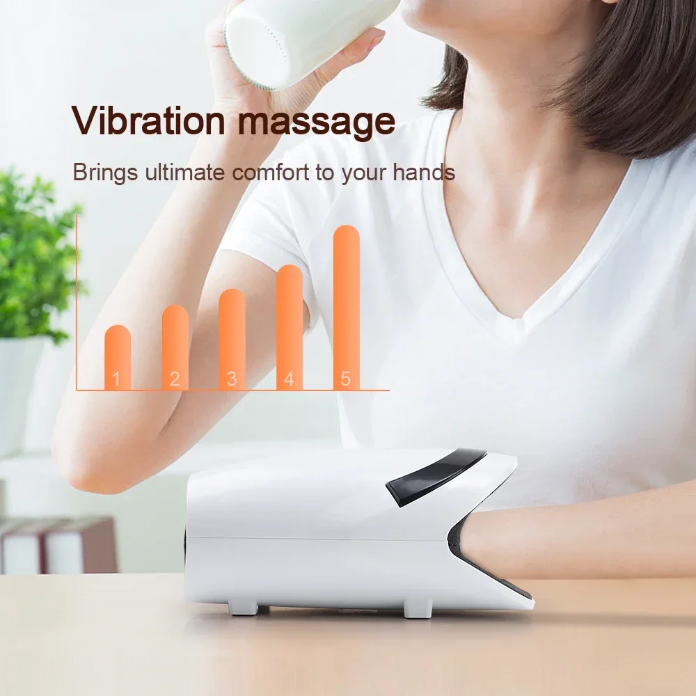 Hot Compress Electric Triple Mode Ergonomic Hand Massager - Image 3