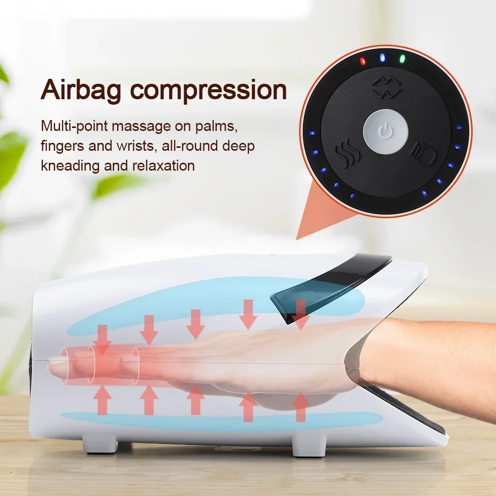 Hot Compress Electric Triple Mode Ergonomic Hand Massager - Image 5