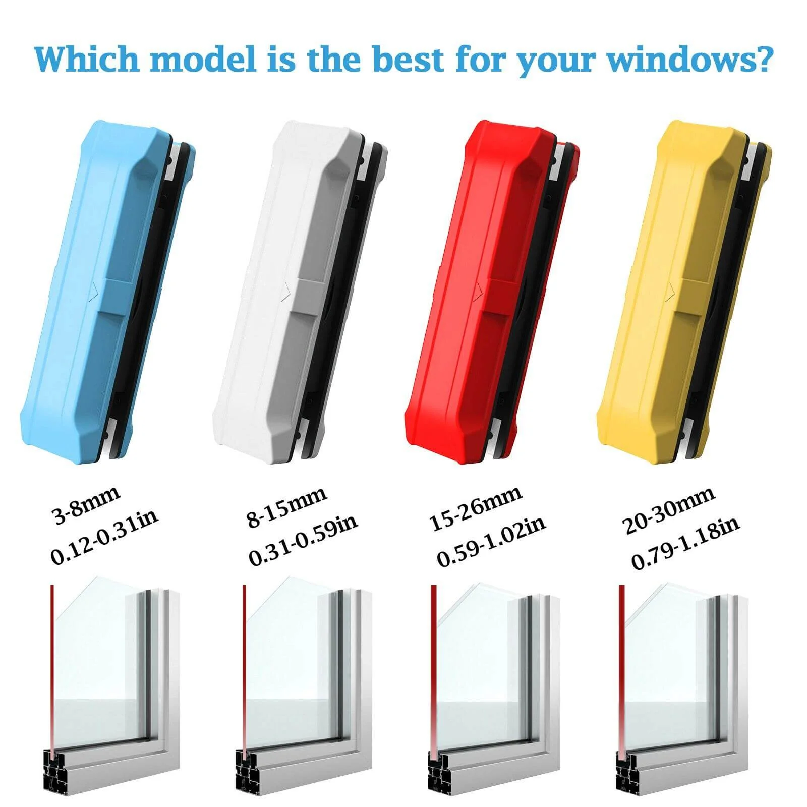 Household Double Side Magnetic Window Brush - Image 11