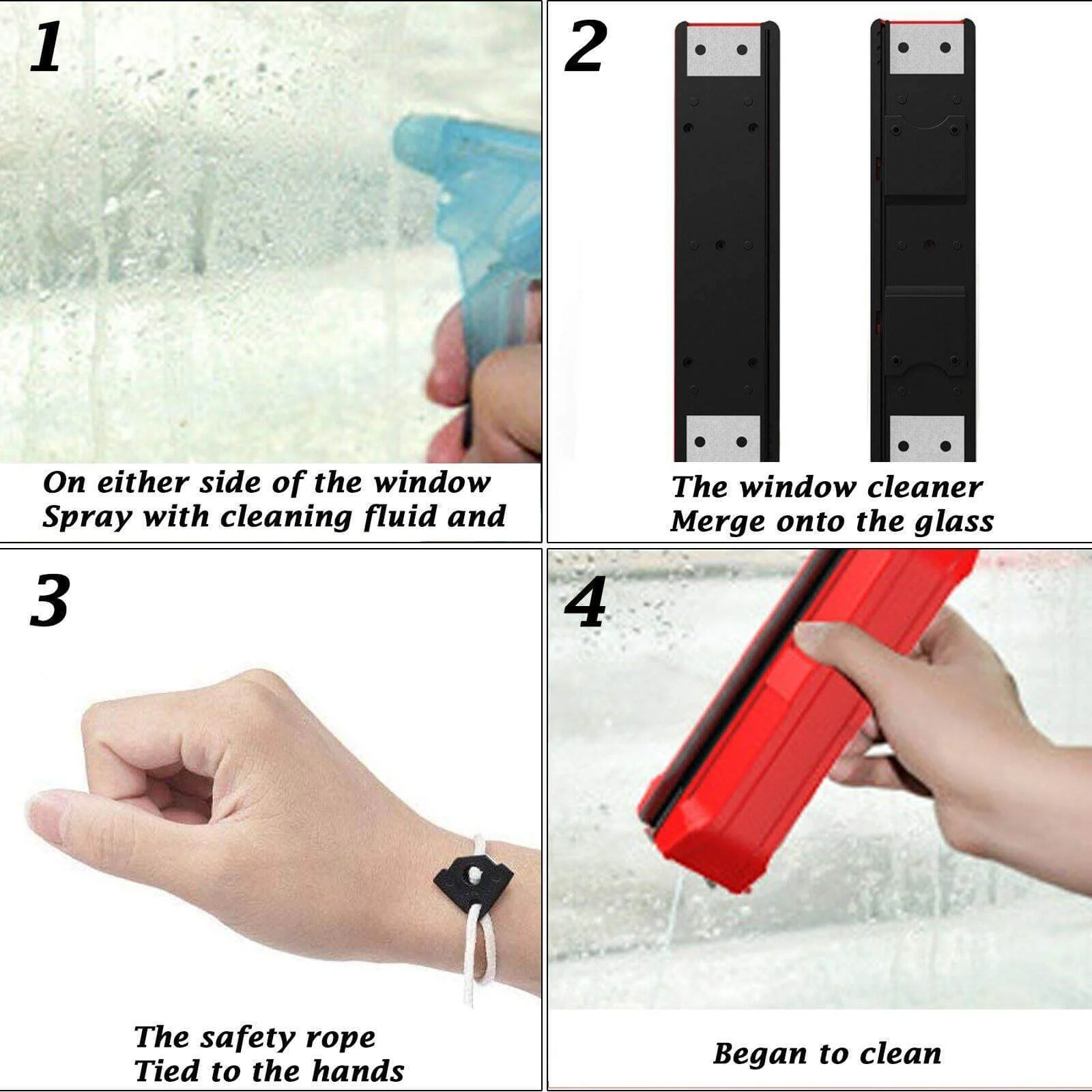 Household Double Side Magnetic Window Brush - Image 4