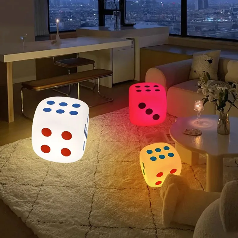 Huge Dice Bedside Atmosphere Floor Table Lamp - Image 2