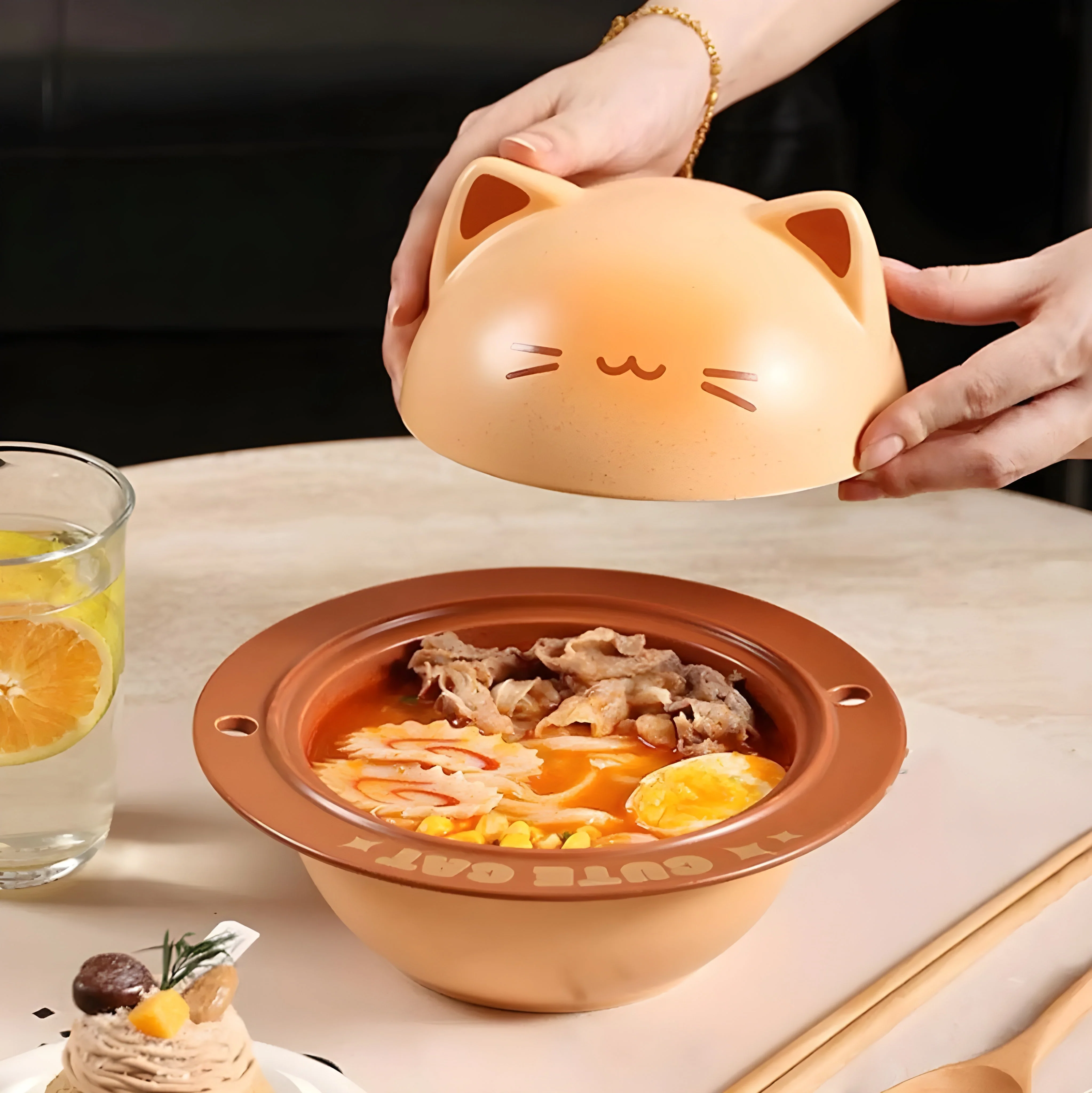 Hungry Cat Japanese Ramen Bowl - Image 4