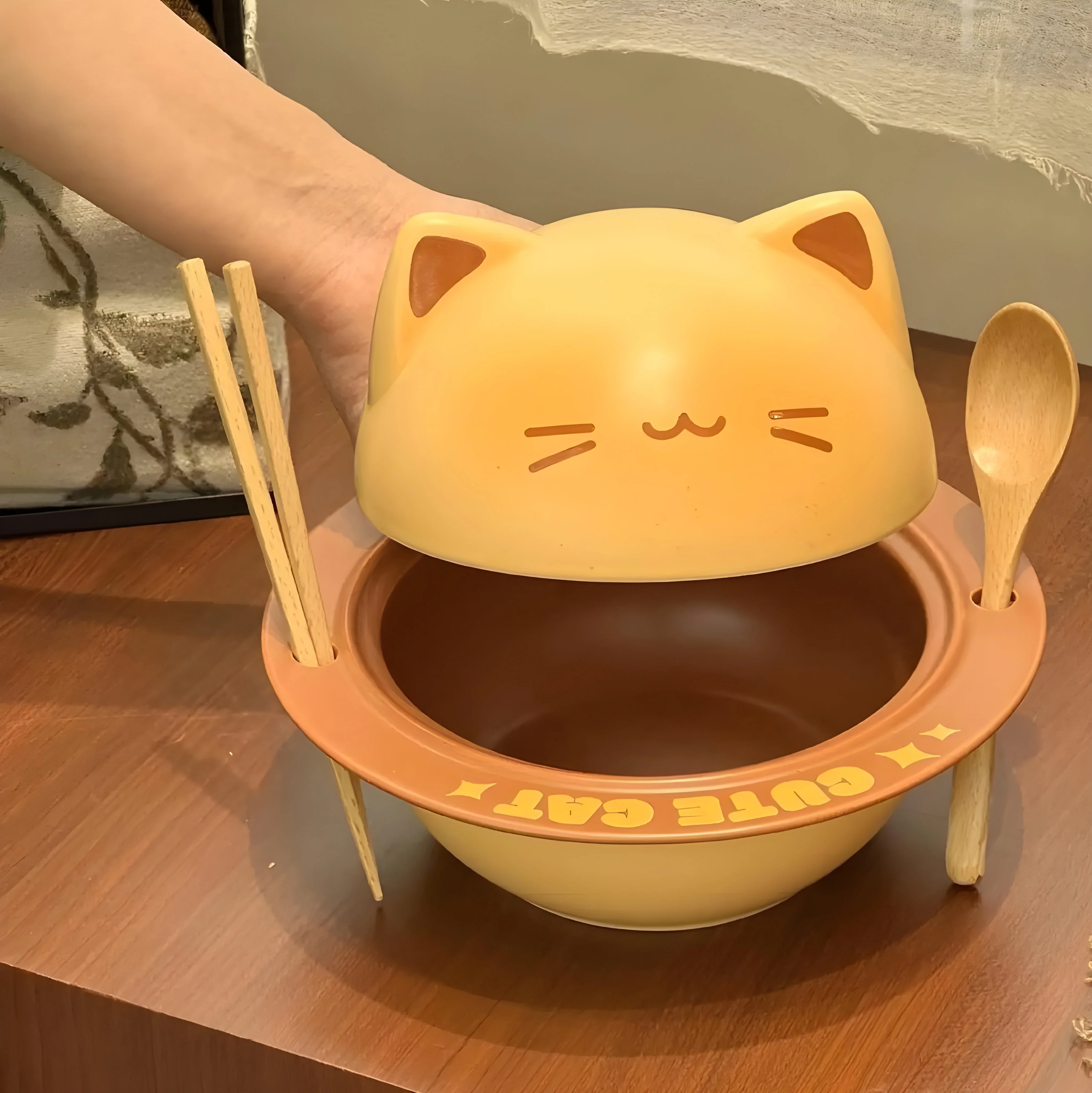 Hungry Cat Japanese Ramen Bowl - Image 7