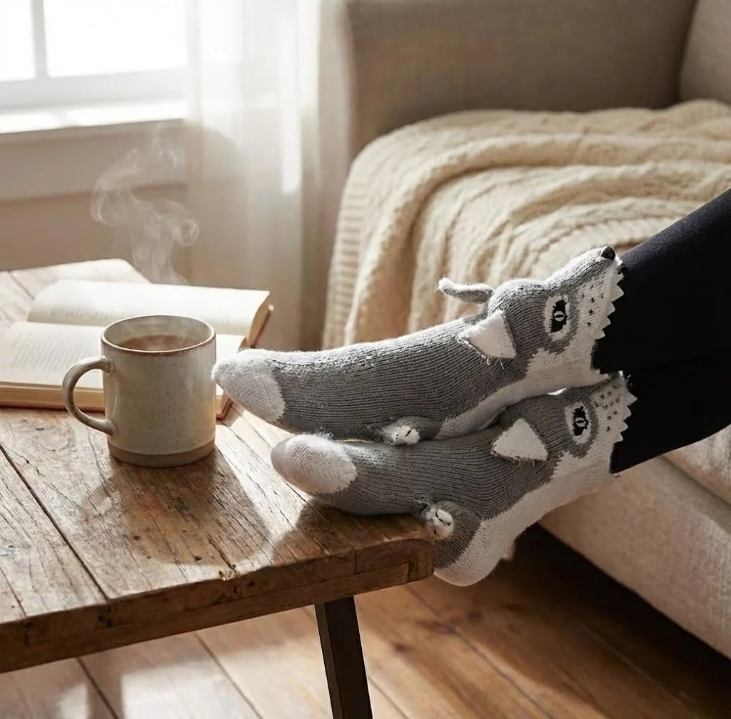 Hungry Wolf Warm Socks - Image 2