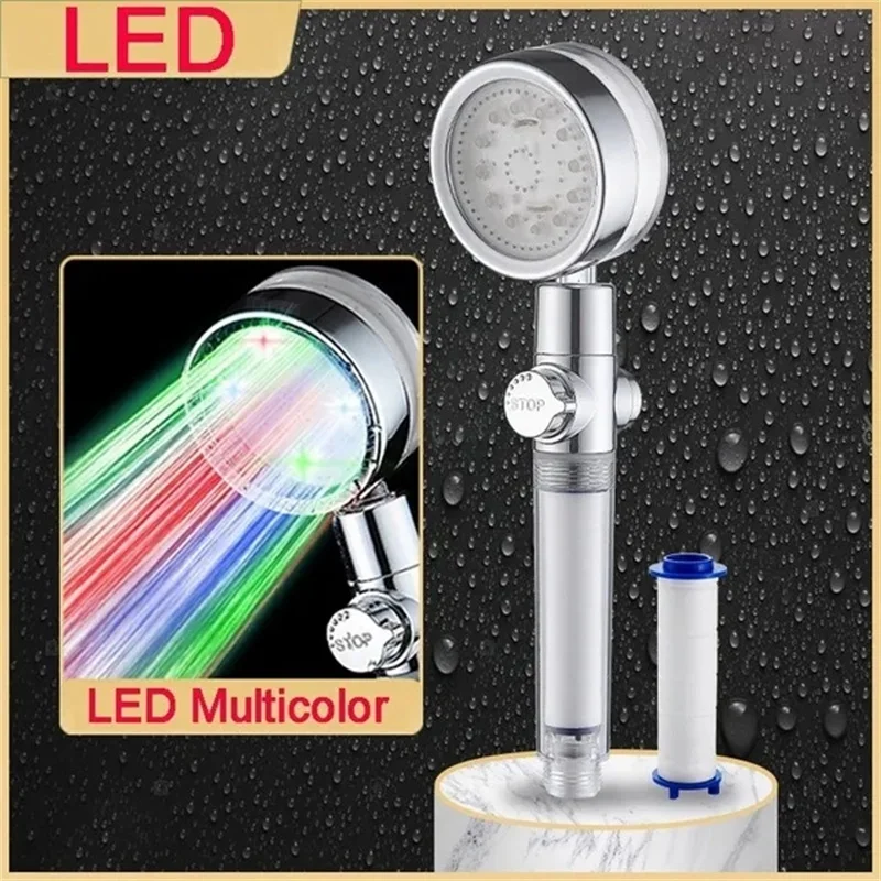 Hydro Colorful High-Pressure Rainfall Shower Head - Image 5