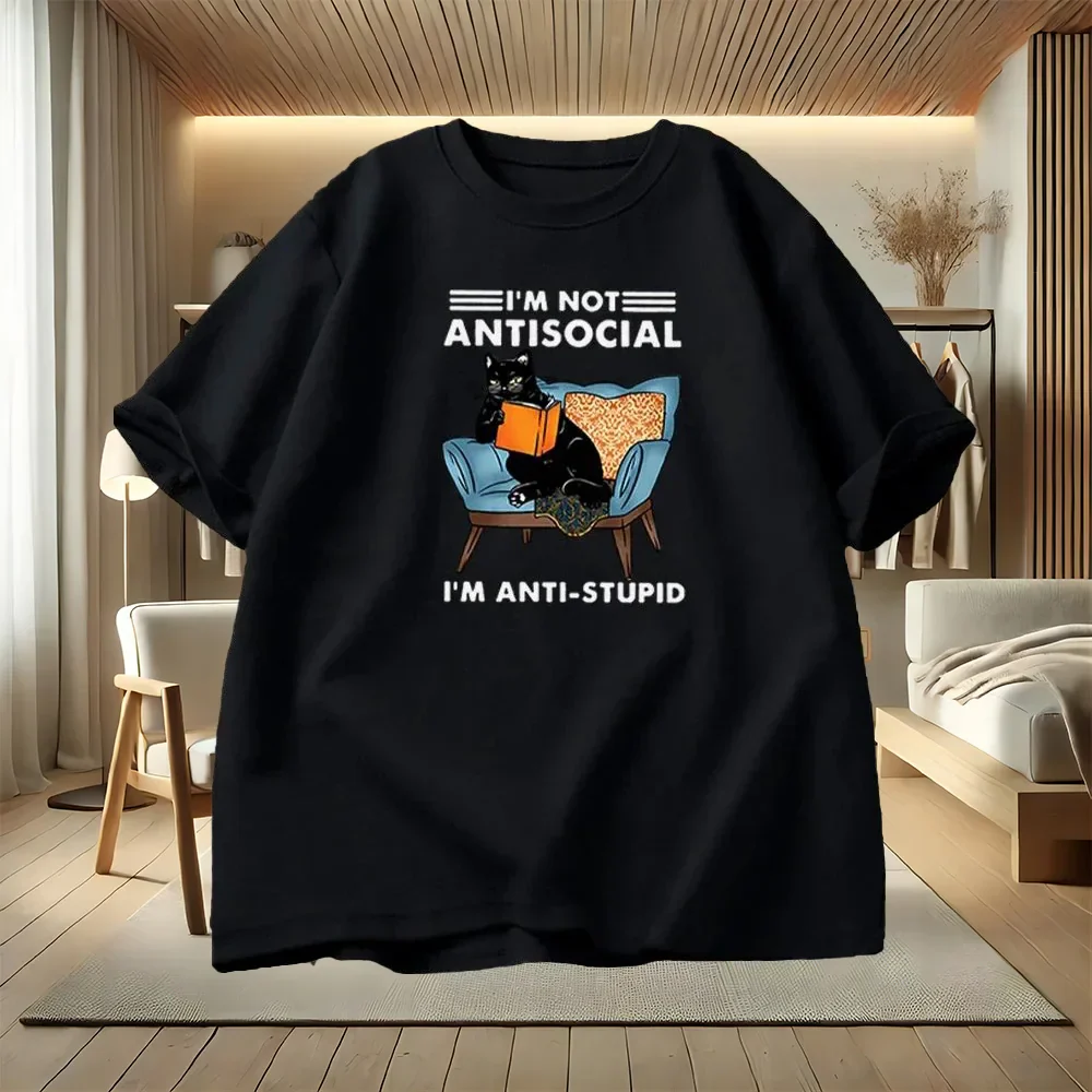 I am Not Antisocial Funny T-Shirt - Image 2