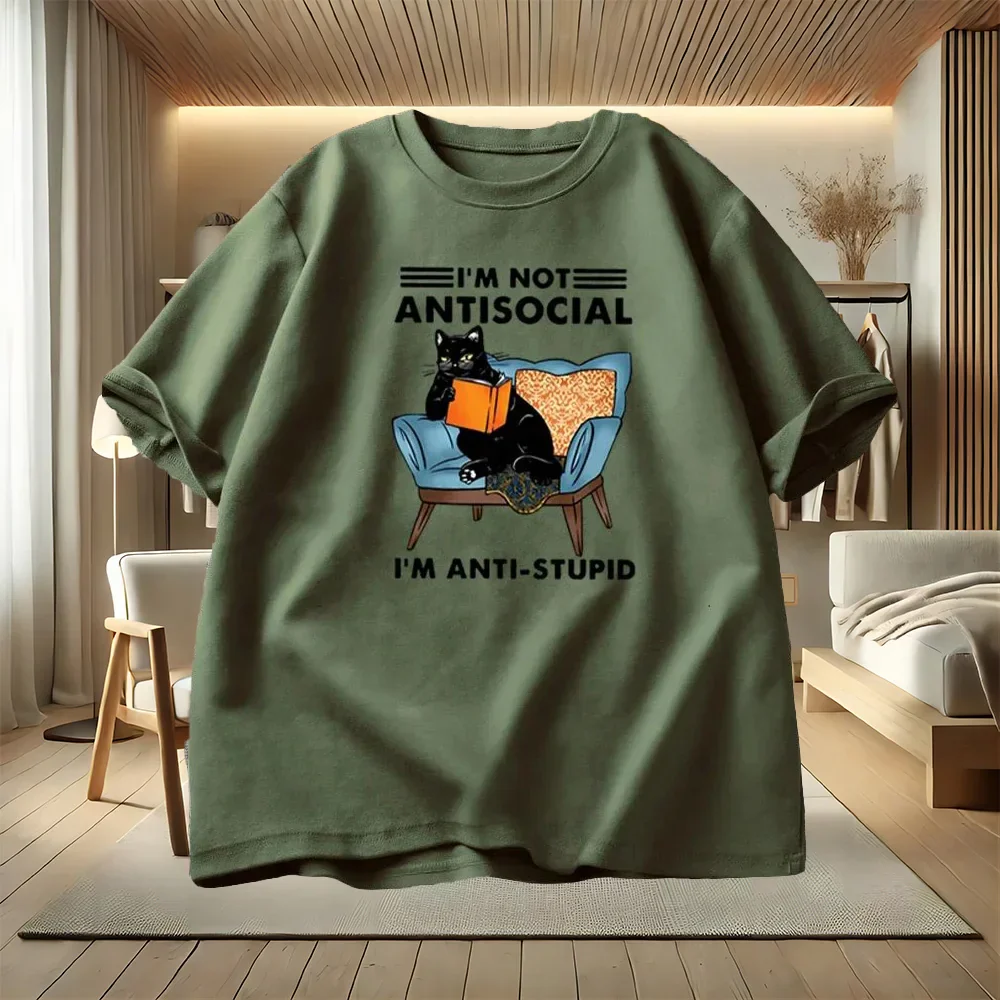 I am Not Antisocial Funny T-Shirt - Image 3