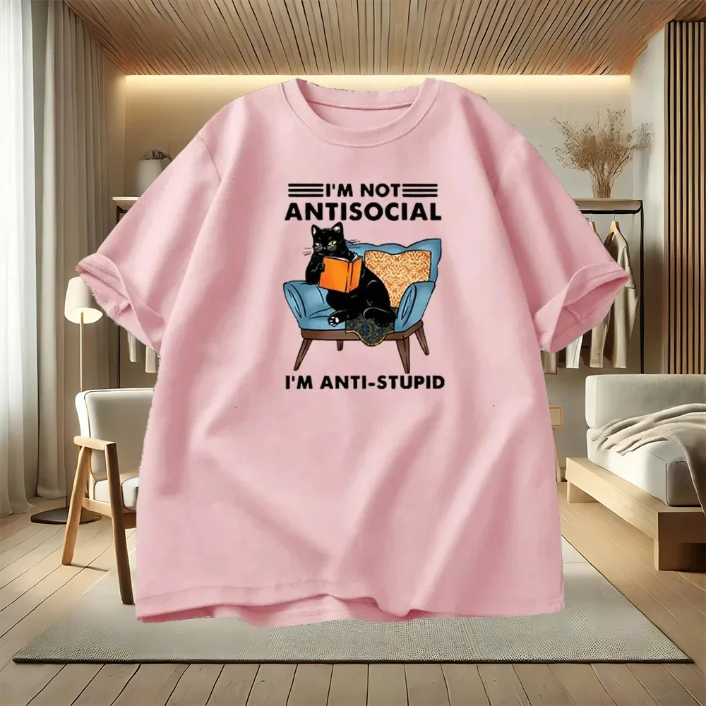I am Not Antisocial Funny T-Shirt - Image 4