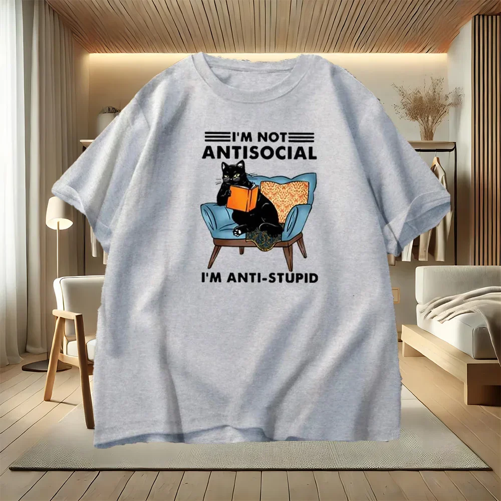 I am Not Antisocial Funny T-Shirt - Image 5