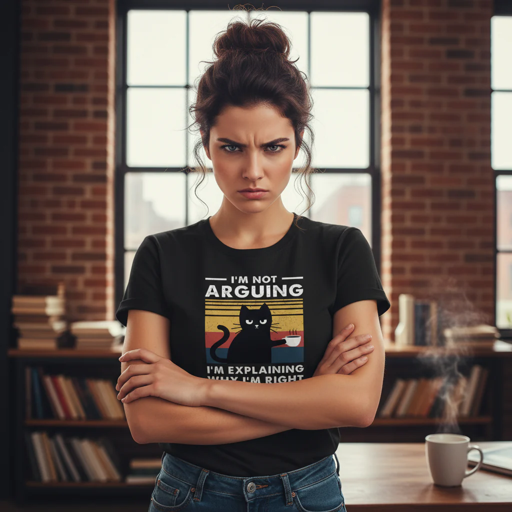 I Am Not Arguing Funny T-Shirt - Image 3