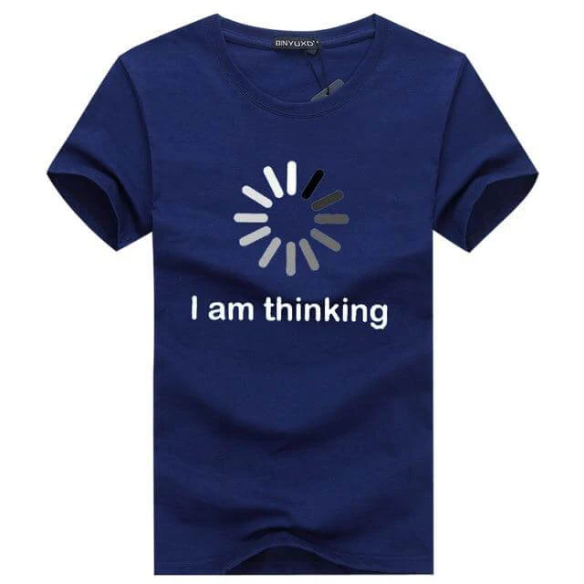 I am thinking Funny Tshirt - Image 12