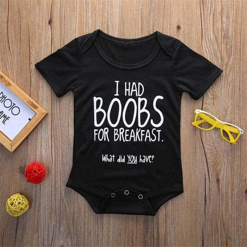 I Had Boobs for Breakfast What Did You Have TShirt - Image 3