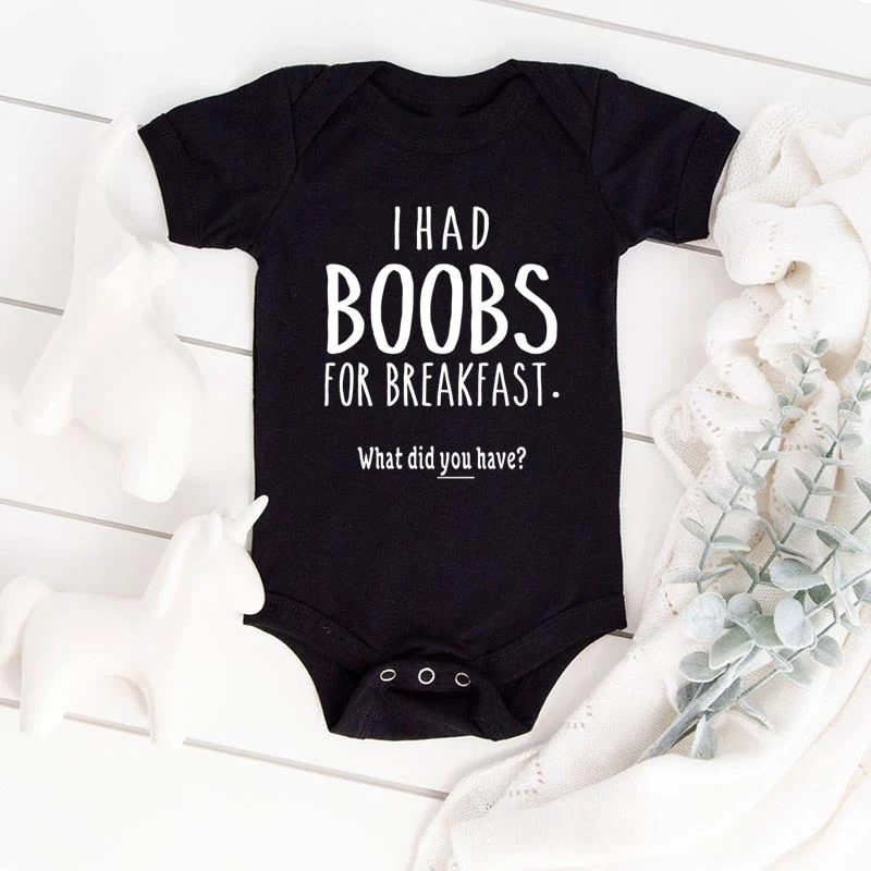 I Had Boobs for Breakfast What Did You Have TShirt - Image 5