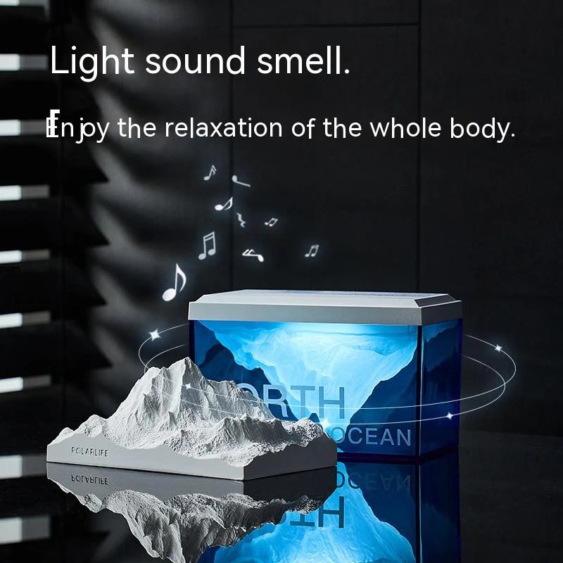 Iceberg Aromatherapy Bluetooth Speaker Night Lamp - Image 5