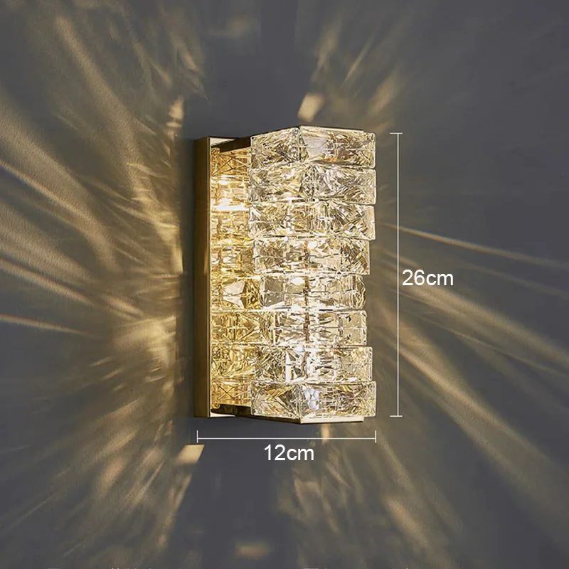 Icefall Crystal American Wall Lamp - Image 18