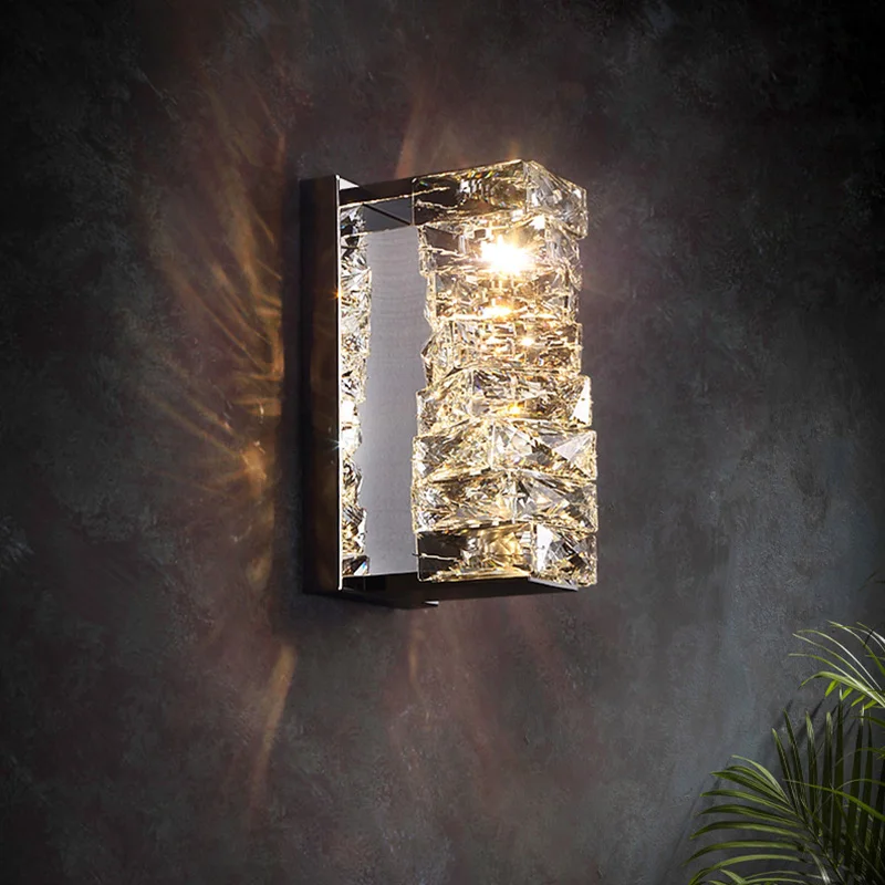 Icefall Crystal American Wall Lamp - Image 2