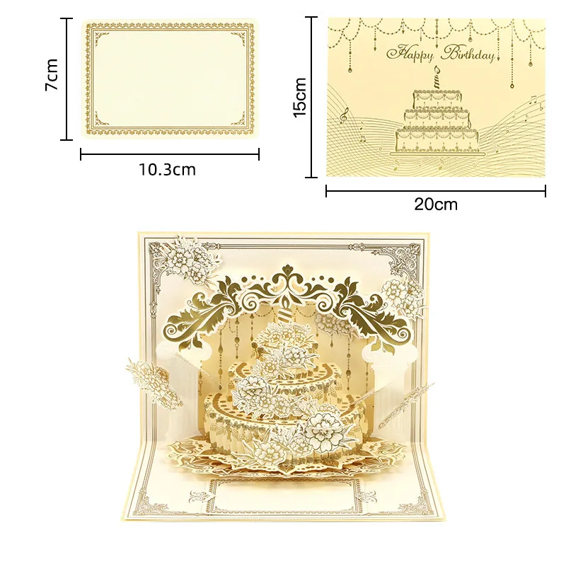 Illuminated Pop Up Birthday Gift Card - Image 8