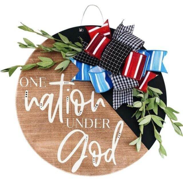 Independence Day Wooden Wall Plaque - Image 4