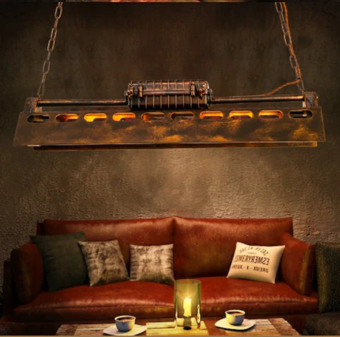 Industrial Loft Style Iron Pendant Light - Image 4