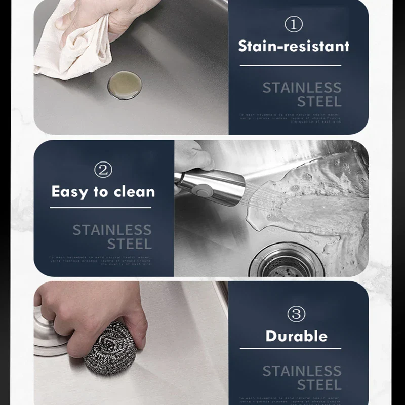Infinity Edge Steel Artisanal Brushed Kitchen Sink - Image 4