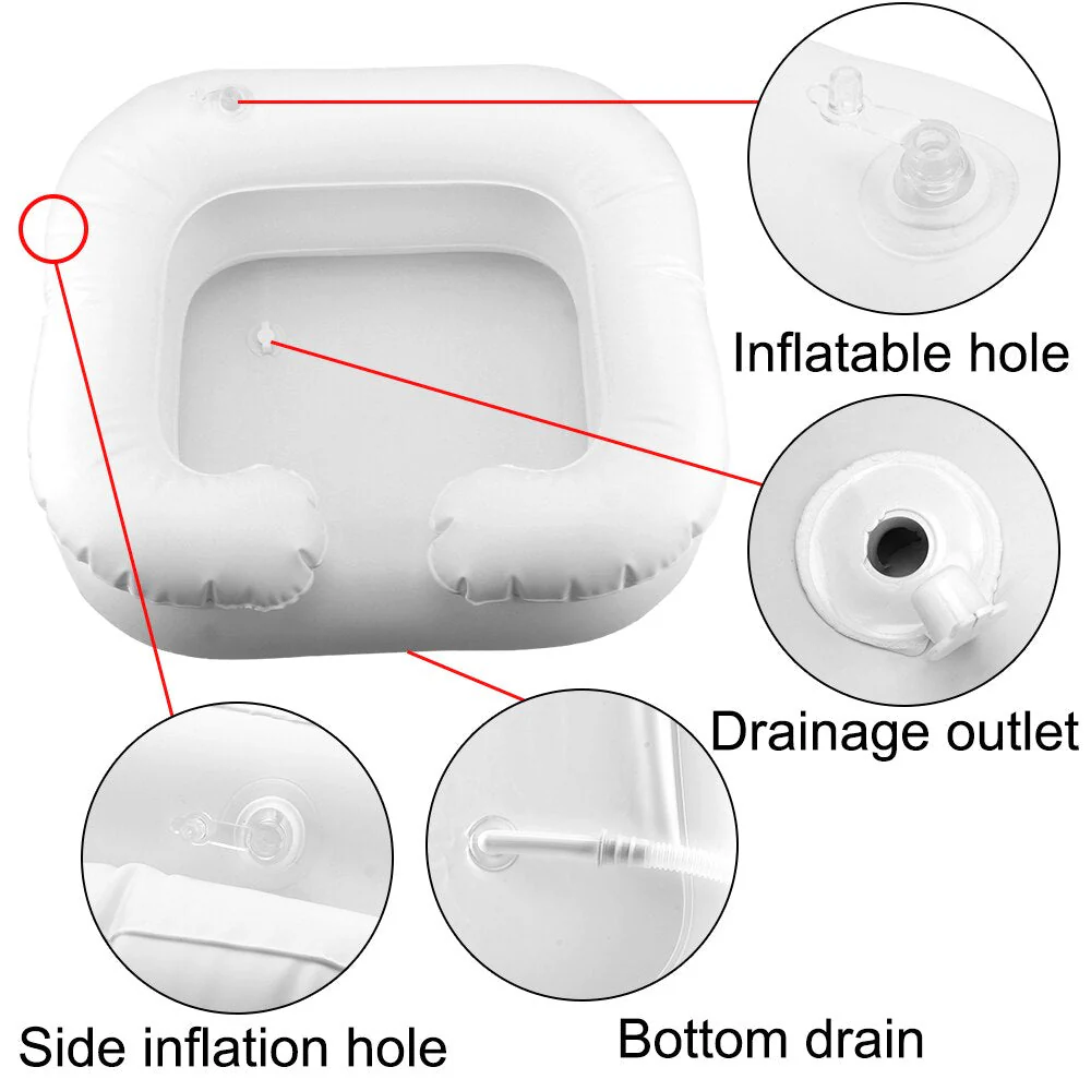 Inflatable Built-in Drainer Hair Washing Basin - Image 6