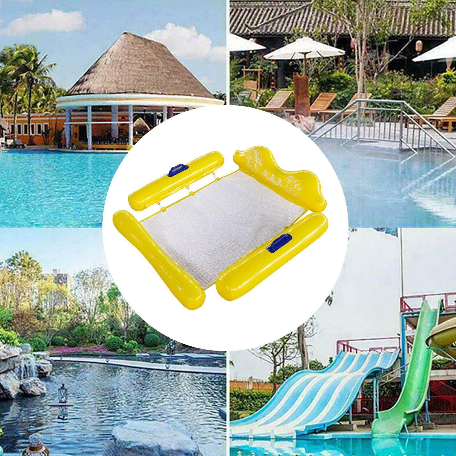 Inflatable Floating Water Lounger Hammock - Image 4