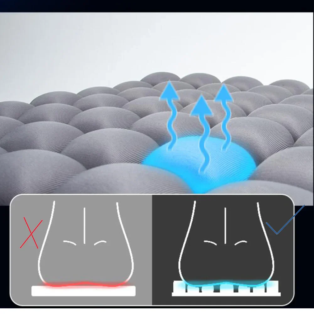 Inflatable Heat Dissipation Ultra Soft Chair Cushion - Image 2