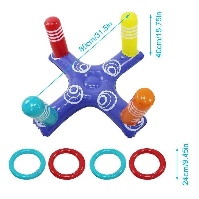 Inflatable Ring Throwing Ferrule Pool Toy - Image 3