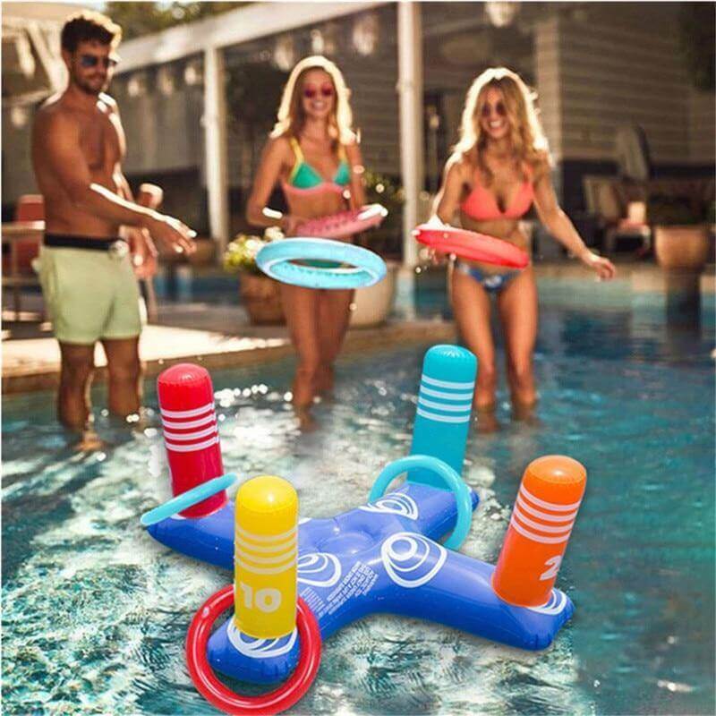 Inflatable Ring Throwing Ferrule Pool Toy - Image 7