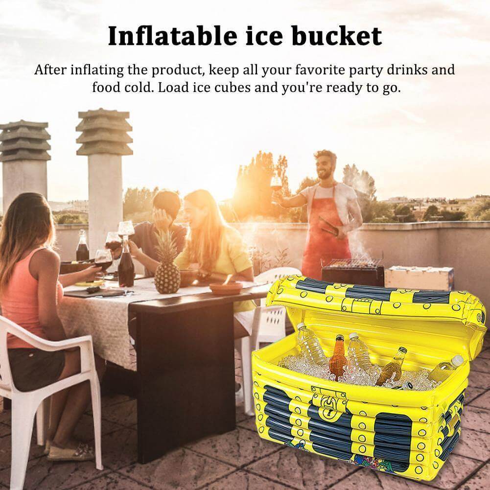 Inflatable Treasure Chest Beverage Cooler - Image 5