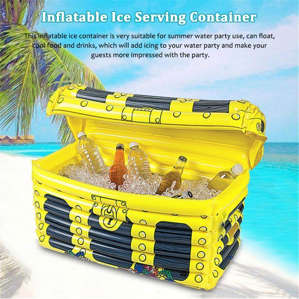 Inflatable Treasure Chest Beverage Cooler - Image 8