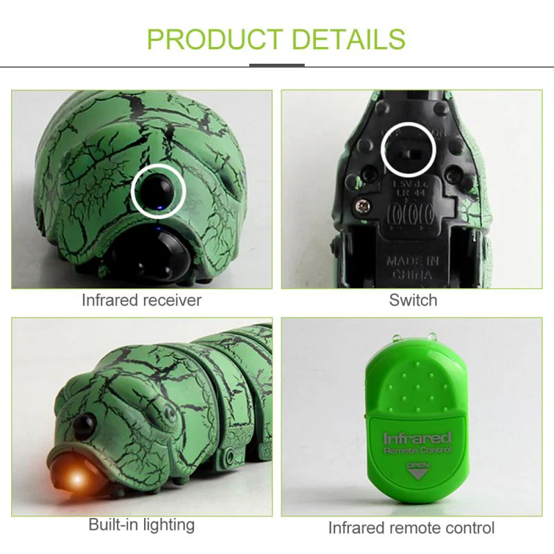 Infrared Remote Control Caterpillar Toy - Image 4
