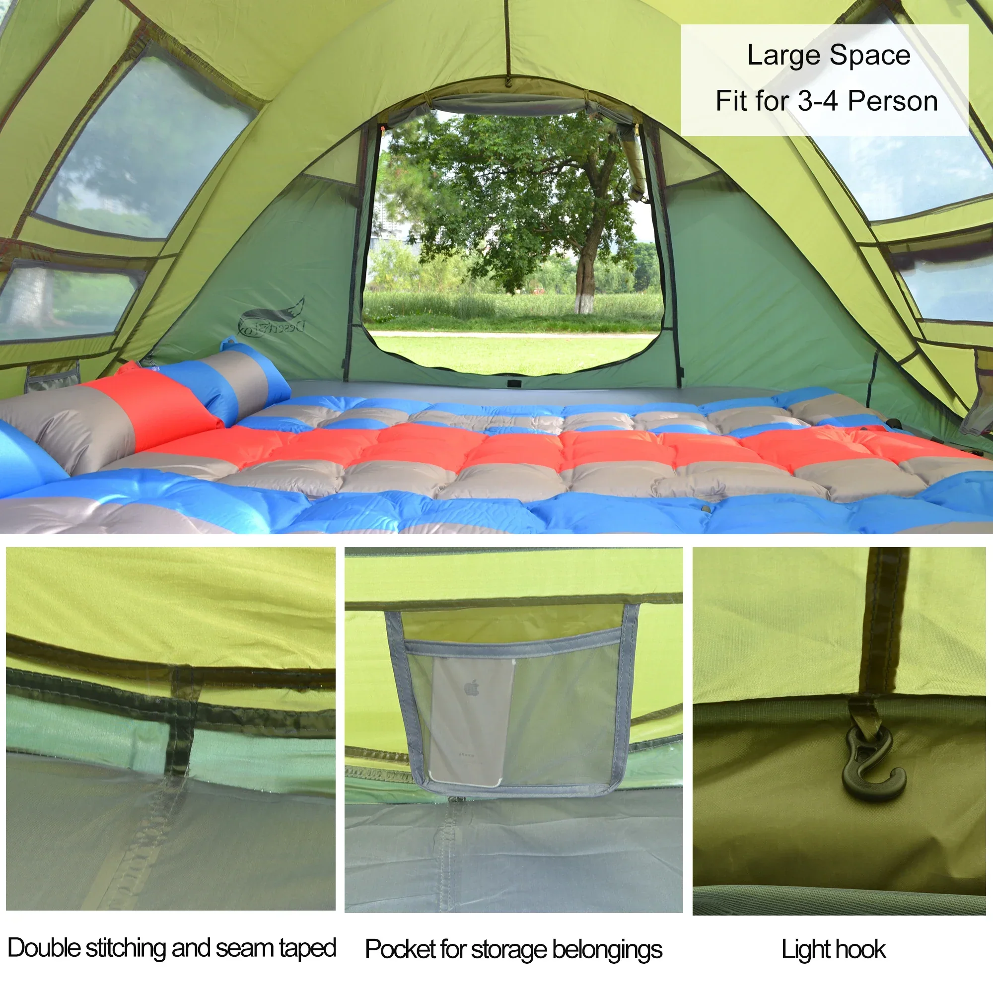 Instant Camp All Season Automatic Pop-Up Tent - Image 2