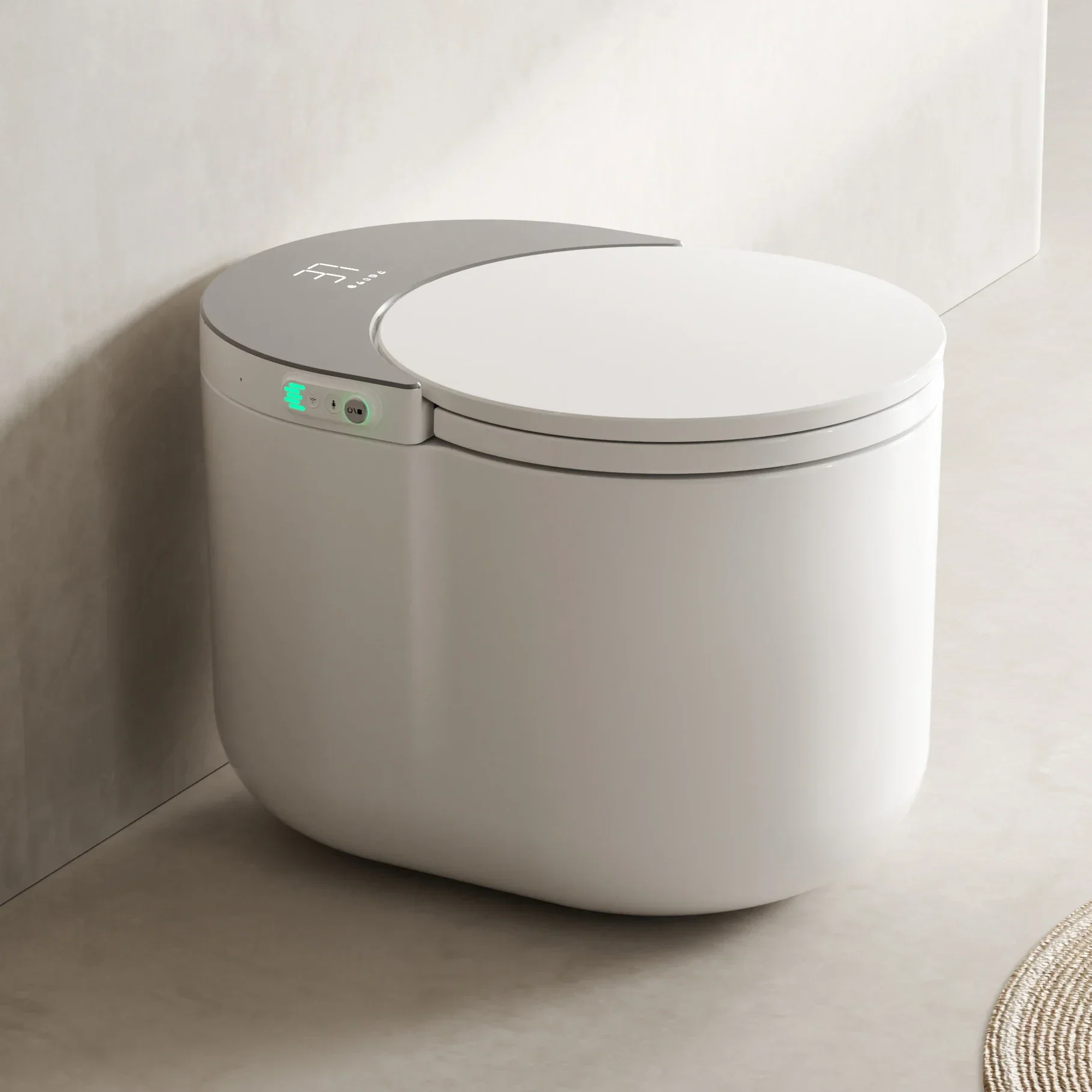 Instant Heat Compact Remote-Controlled Intelligent Automatic Bidet Toilet - Image 3