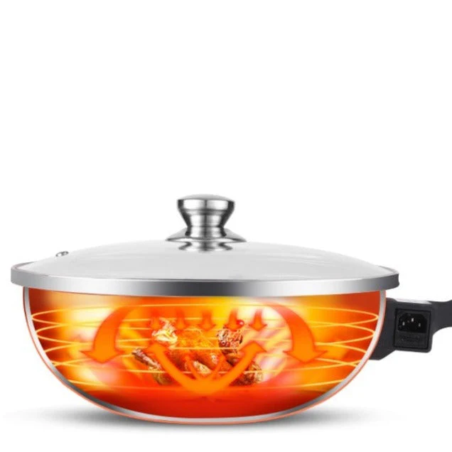 Integrated Electric Non-stick Pan - Image 3