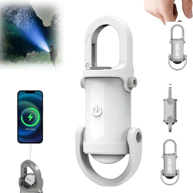 Intelligent Battery System Ultra Bright Rechargeable Flashlight
