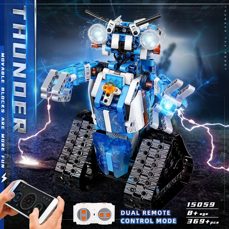 Intelligent Building Block RC Toy Robot - Image 4