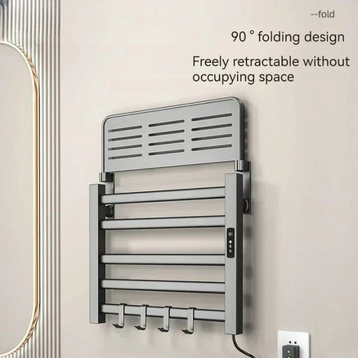 Intelligent Electric Heated Towel Drying Organizer Rack - Image 3
