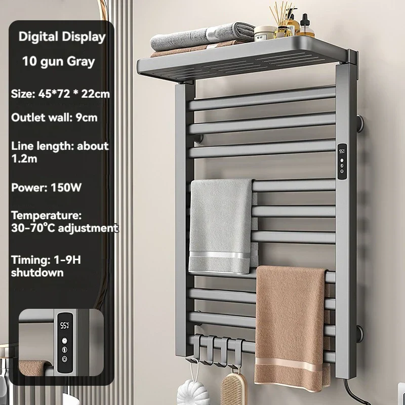 Intelligent Electric Heated Towel Drying Organizer Rack - Image 8