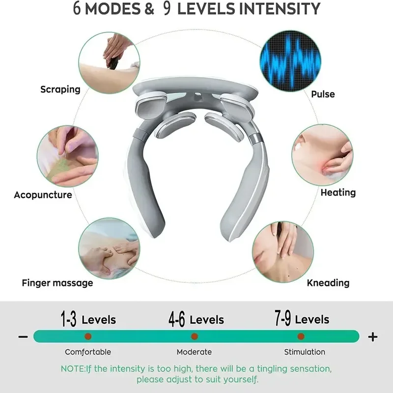Intelligent Electric Heating Pulse Neck Massager - Image 2