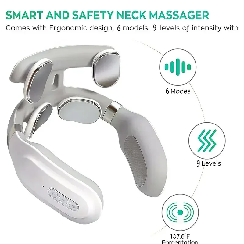 Intelligent Electric Heating Pulse Neck Massager - Image 3