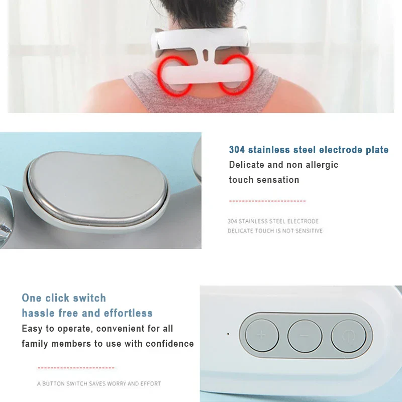 Intelligent Electric Heating Pulse Neck Massager - Image 8