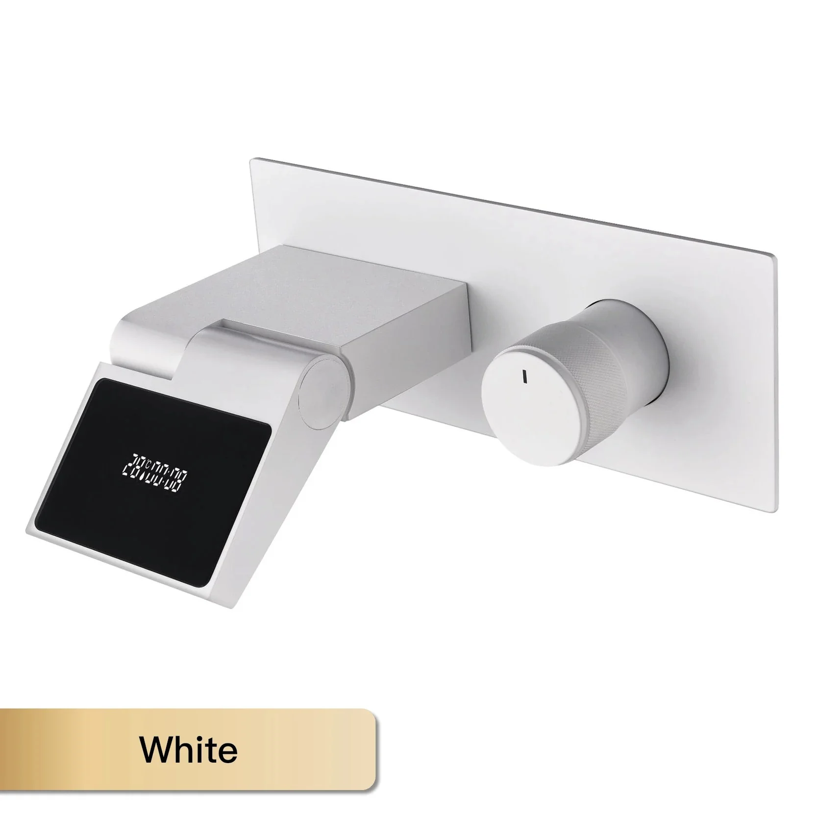 Intelligent Luxury Hidden Handle LED Digital Bathroom Faucet - Image 12