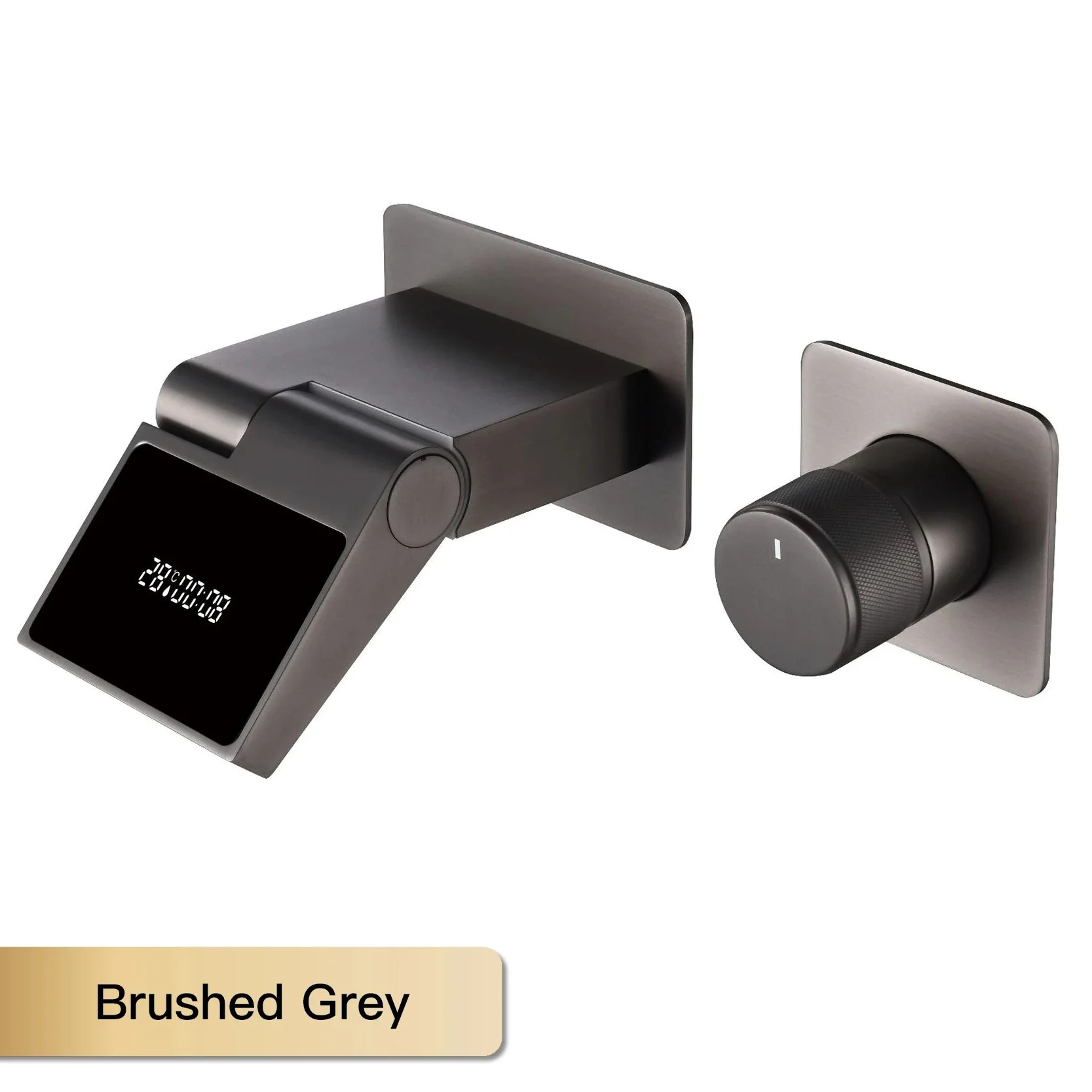 Intelligent Luxury Hidden Handle LED Digital Bathroom Faucet - Image 13