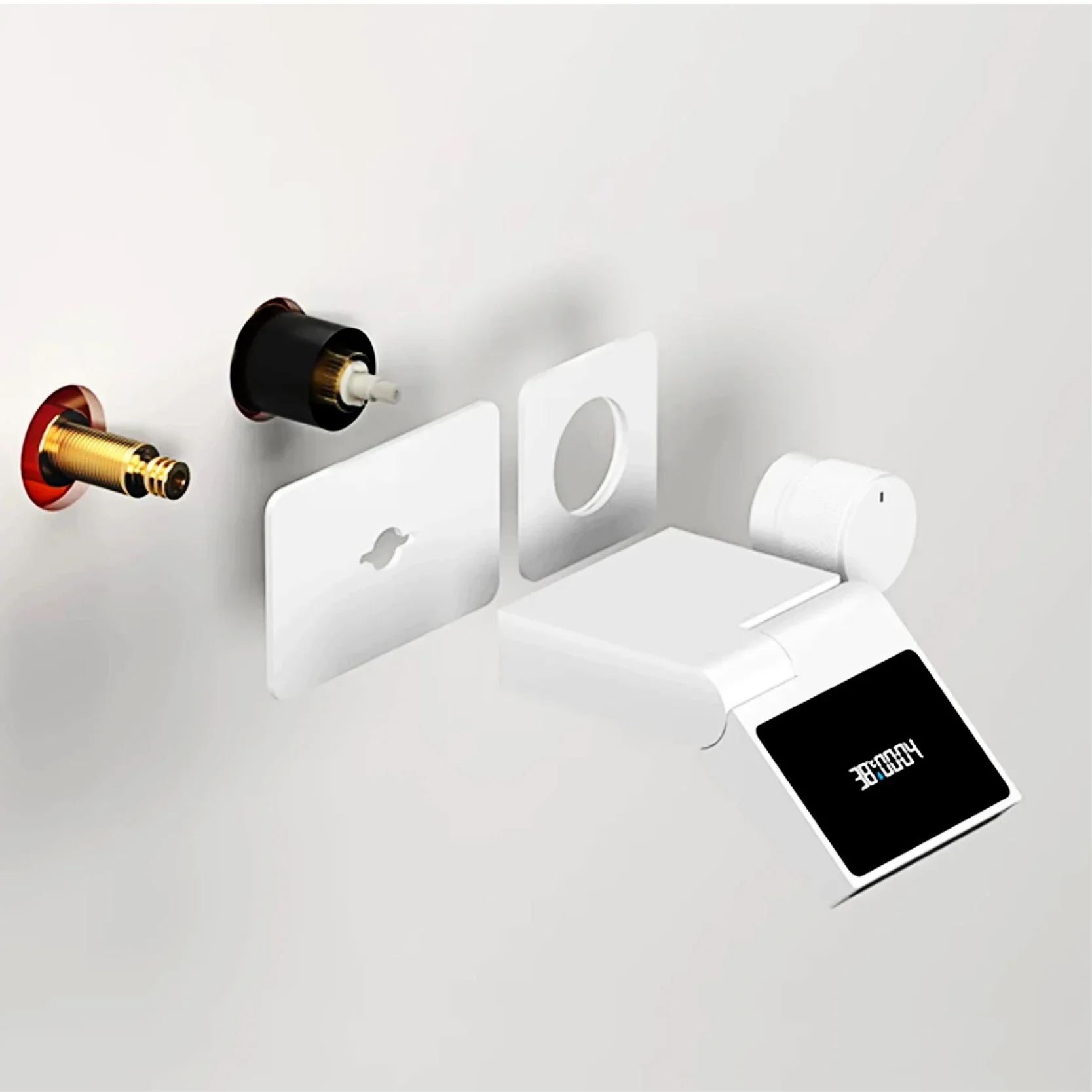 Intelligent Luxury Hidden Handle LED Digital Bathroom Faucet - Image 7